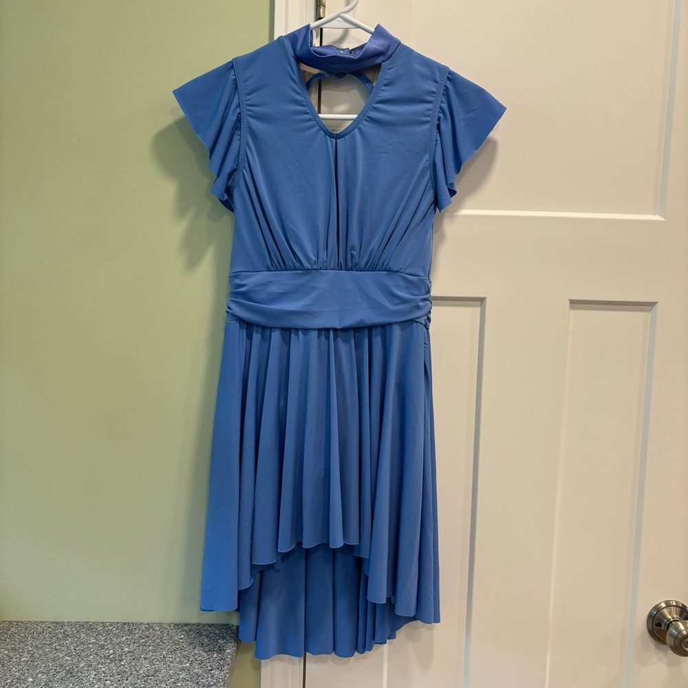 WEISSMAN “Atlas: Hearing ” Periwinkle dance costume size LC